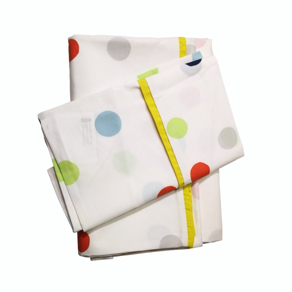 Brand New IKEA Kid Colorful Polka Dots Duvet And‎ Pillow Case